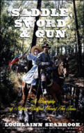 alt="The front cover of Lochlainn Seabrook's book Saddle. Sword, and Gun: A Biography of Nathan Bedford Forrest for Teens"